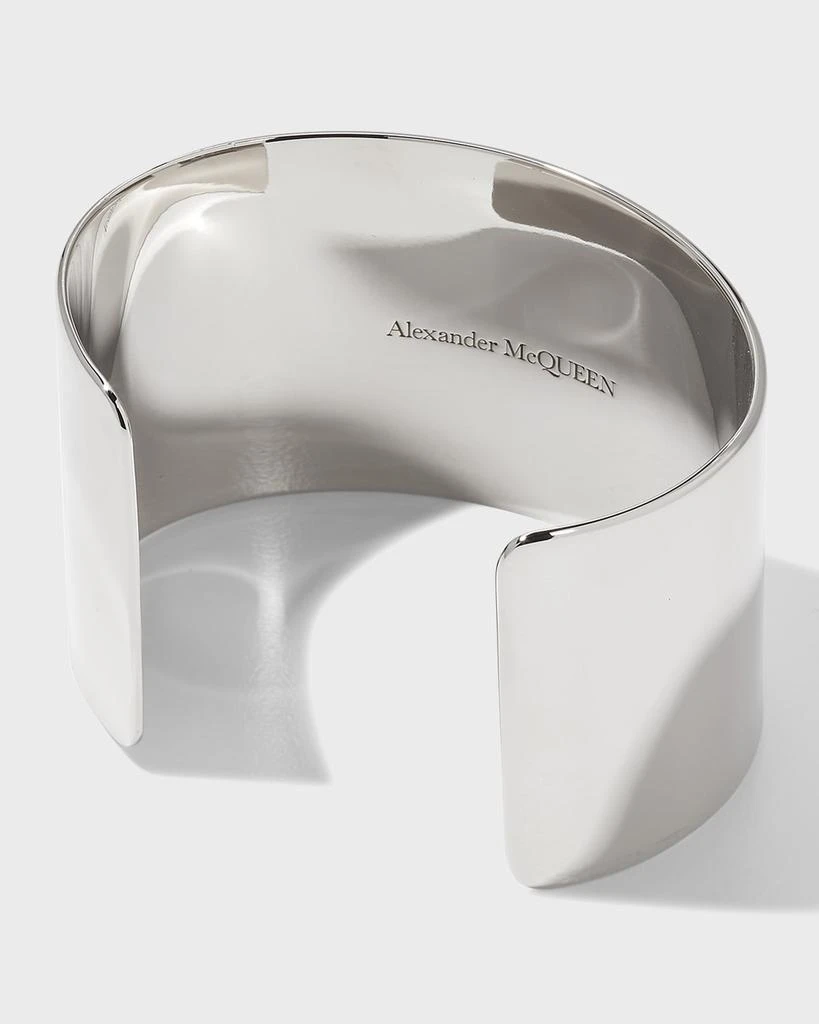 商品Alexander McQueen|Tall Metal Cuff,价格¥4557,第4张图片详细描述