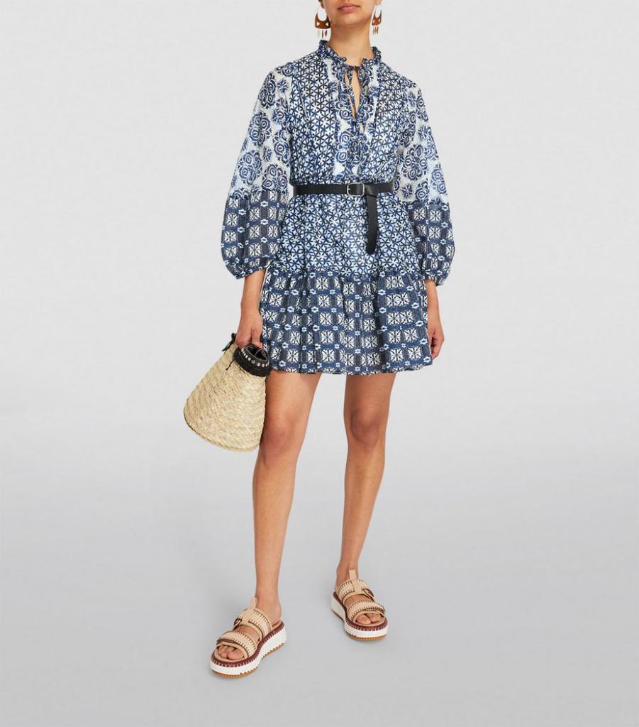 商品Maje|Geometric Print Mini Dress,价格¥1558,第4张图片详细描述