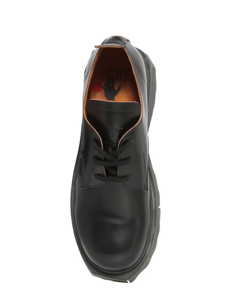 商品Off-White|Sponge Sole Leather Derby Lace-up Shoes,价格¥6924,第6张图片详细描述