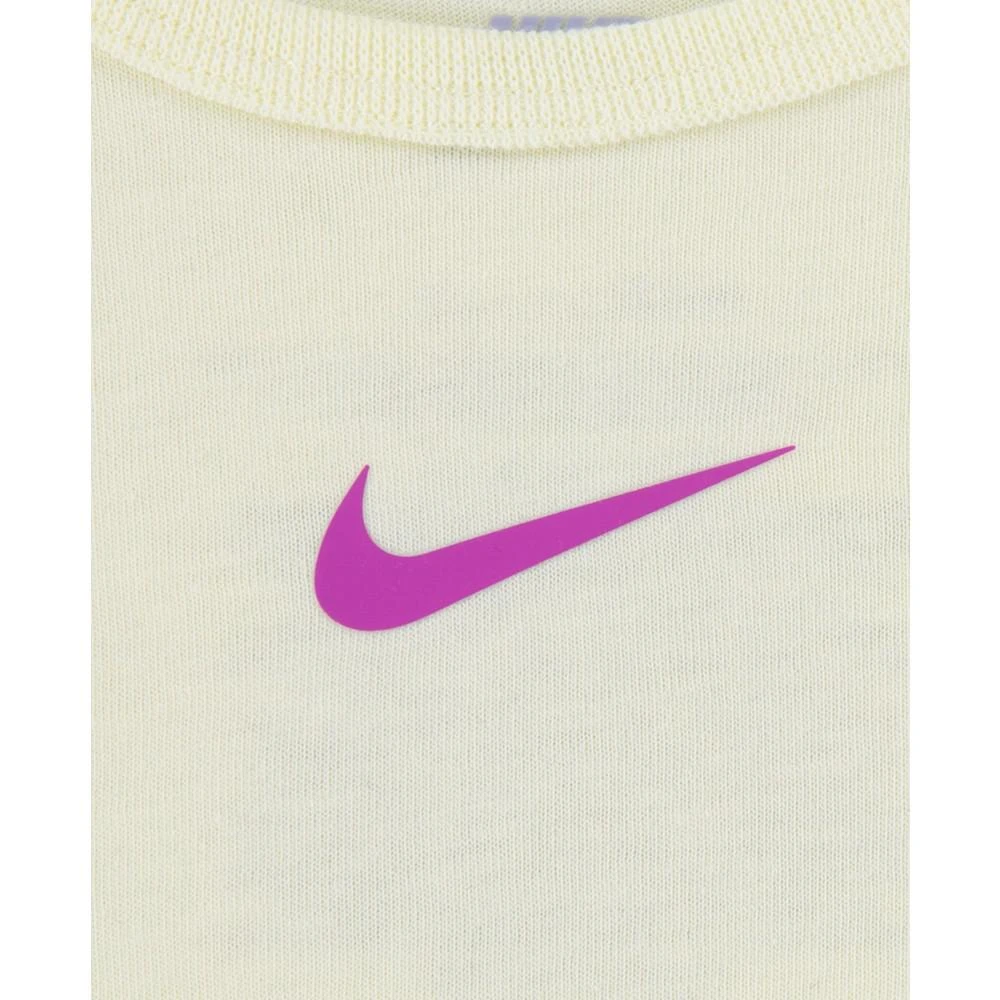 商品NIKE|Baby Girls Short Sleeve Bodysuits, 3 Piece Set,价格¥67,第3张图片详细描述