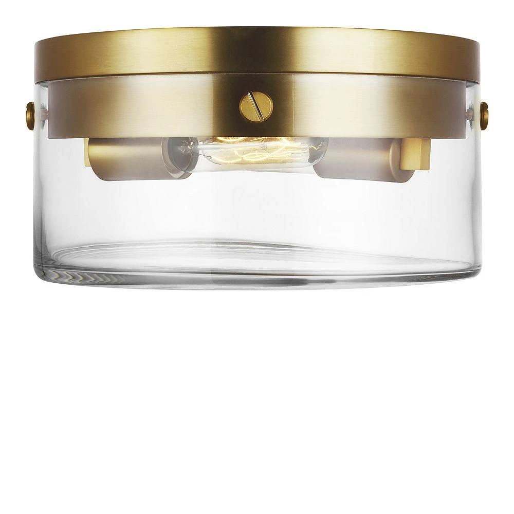 商品Chapman & Myers|Garrett 2 Light Medium Flush Mount,价格¥2530,第1张图片详细描述