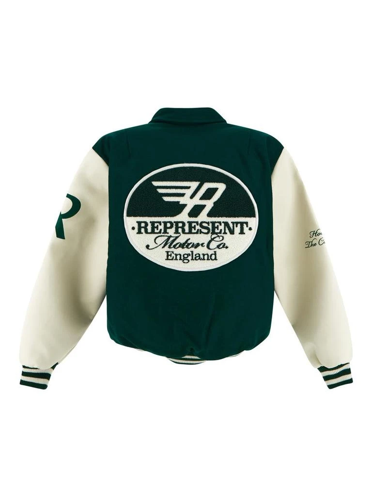 商品Represent|Racing Club Varsity Jacket,价格¥2408,第2张图片详细描述