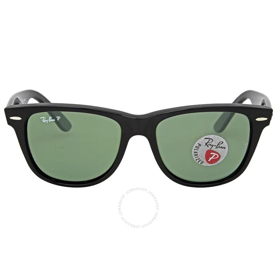 商品Ray-Ban|Original Wayfarer Classic Polarized Green Classic G-15 Unisex Sunglasses RB2140 901/58 54,价格¥1179,第1张图片