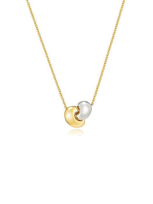 Etrive 14K Duet Necklace M商品第2张图片规格展示