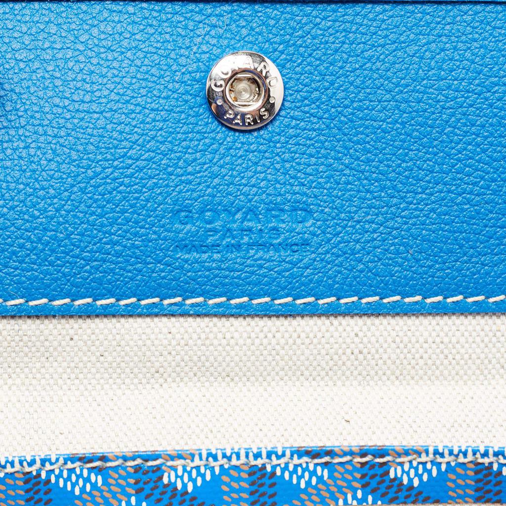 Goyard Blue Goyardine Coated Canvas and Leather Saint Louis PM Tote商品第8张图片规格展示