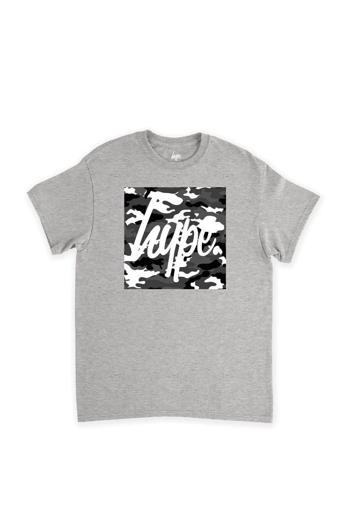 商品HYPE KIDS|HYPE KIDS MONO CAMO SQUARE SCRIPT T-SHIRT,价格¥186,第4张图片详细描述