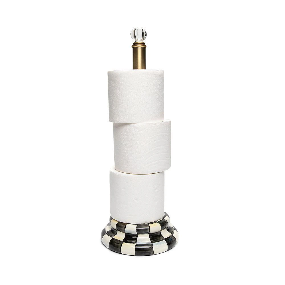 商品MacKenzie-Childs|Courtly Check Enamel Toilet Tissue Holder,价格¥746,第1张图片