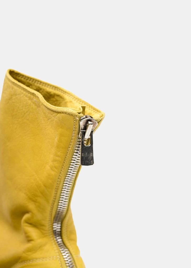 商品guidi|Guidi Yellow 788Z Back Zip Boots,价格¥5599,第5张图片详细描述