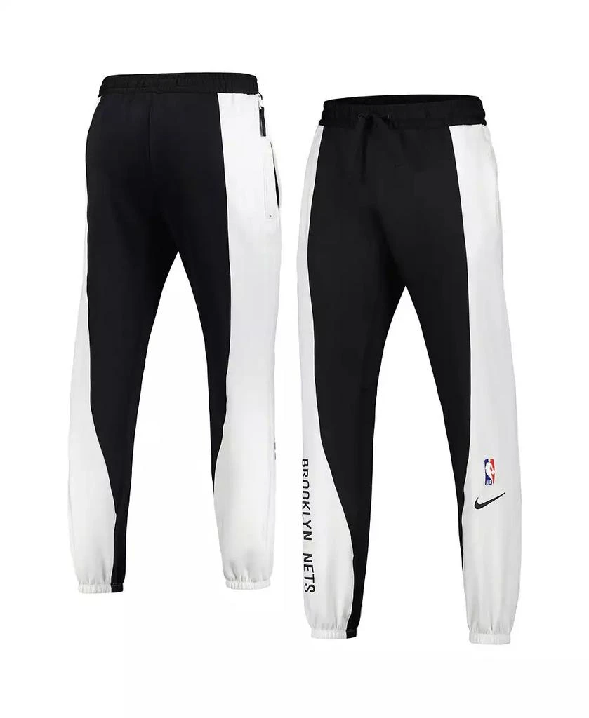 商品NIKE|Men's Black/White Brooklyn Nets 2023/24 Authentic Showtime Pants,价格¥849,第1张图片