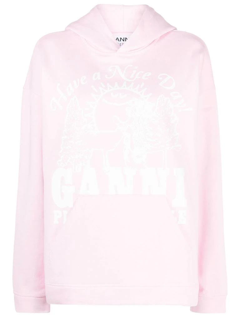 商品Ganni|Ganni Animals hoodie,价格¥1001,第1张图片