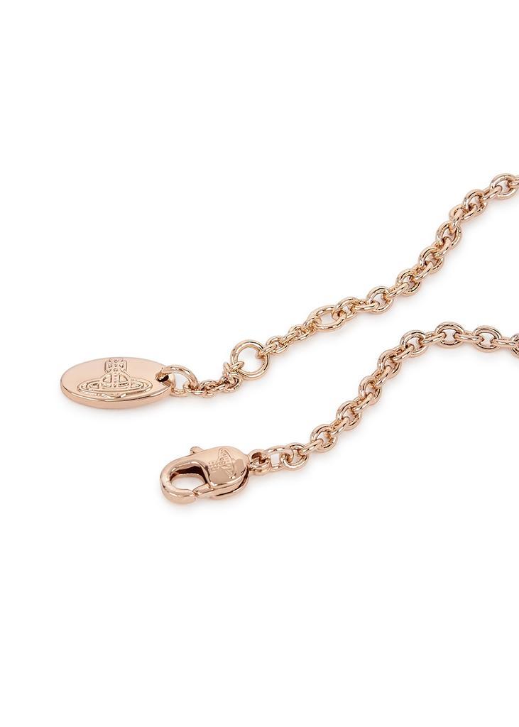 商品Vivienne Westwood|Mayfair Bas relief rose gold-tone bracelet,价格¥677,第5张图片详细描述