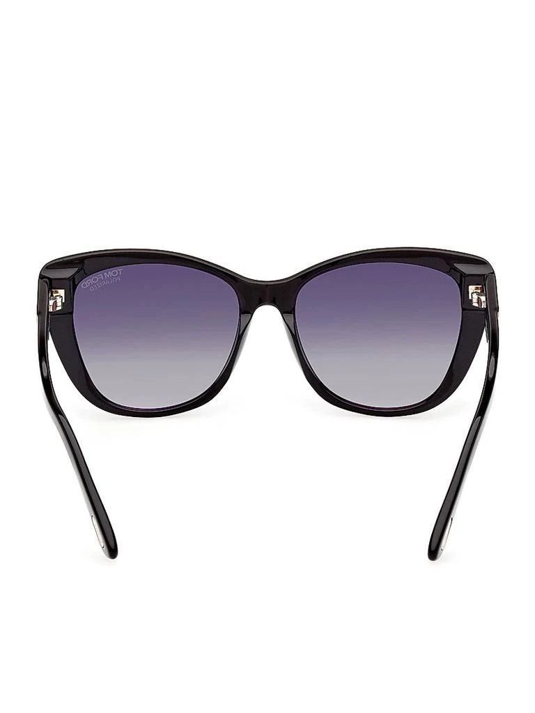 商品Tom Ford|Nora 57MM Cat Eye Sunglasses,价格¥3675,第5张图片详细描述