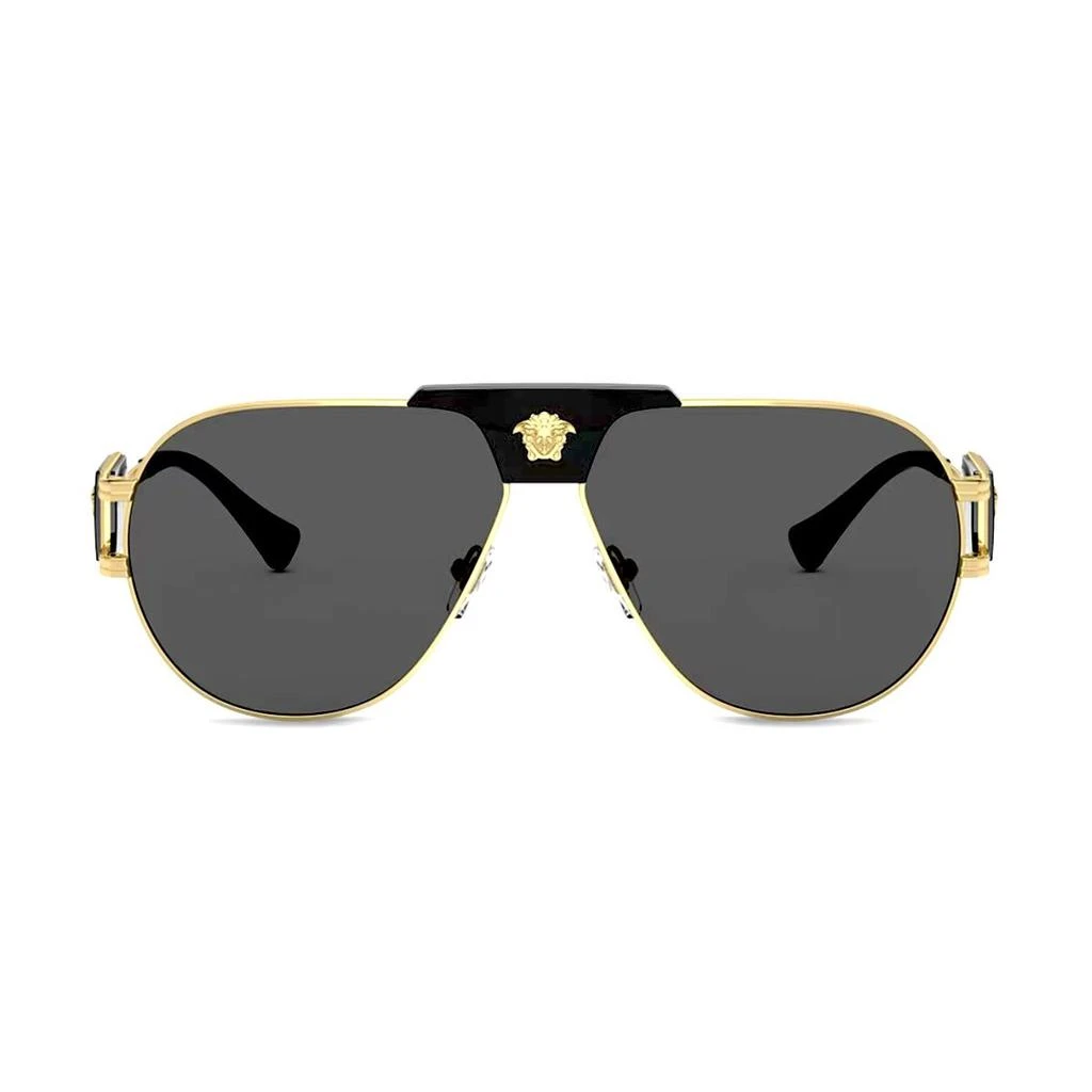 商品Versace|Versace Eyewear Aviator Frame Sunglasses,价格¥1507,第1张图片