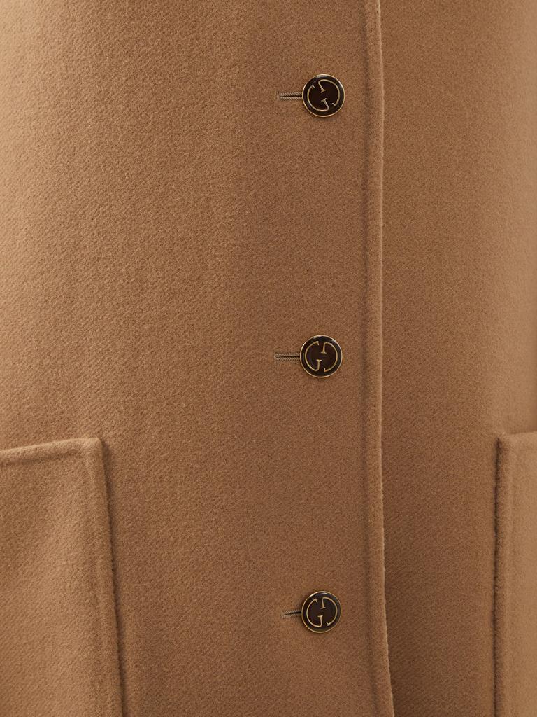 商品Gucci|Reversible GG-jacquard wool-blend coat,价格¥29280,第5张图片详细描述