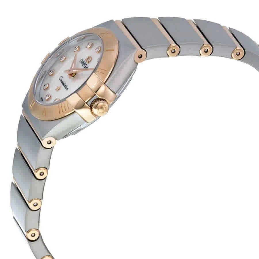 商品Omega|Constellation Diamond Mother of Pearl Dial Ladies Watch 123.20.24.60.55.001,价格¥27733,第2张图片详细描述