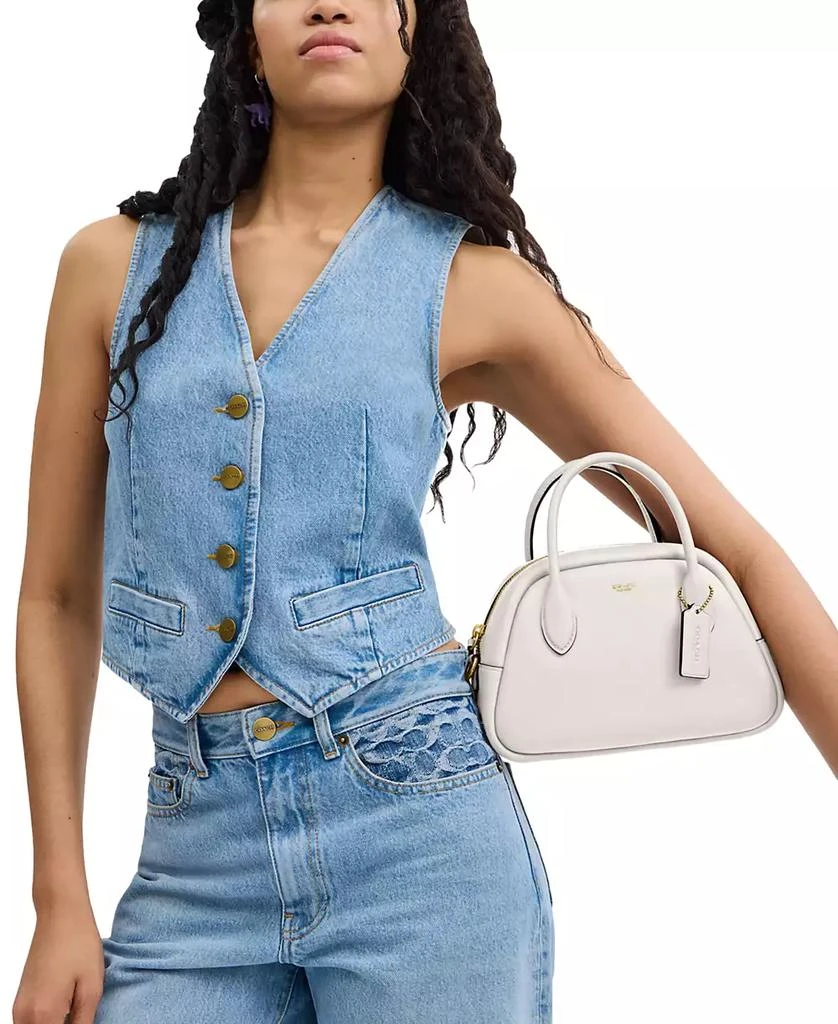 商品Coach|Borough Leather Bowling Bag,价格¥1907,第5张图片详细描述