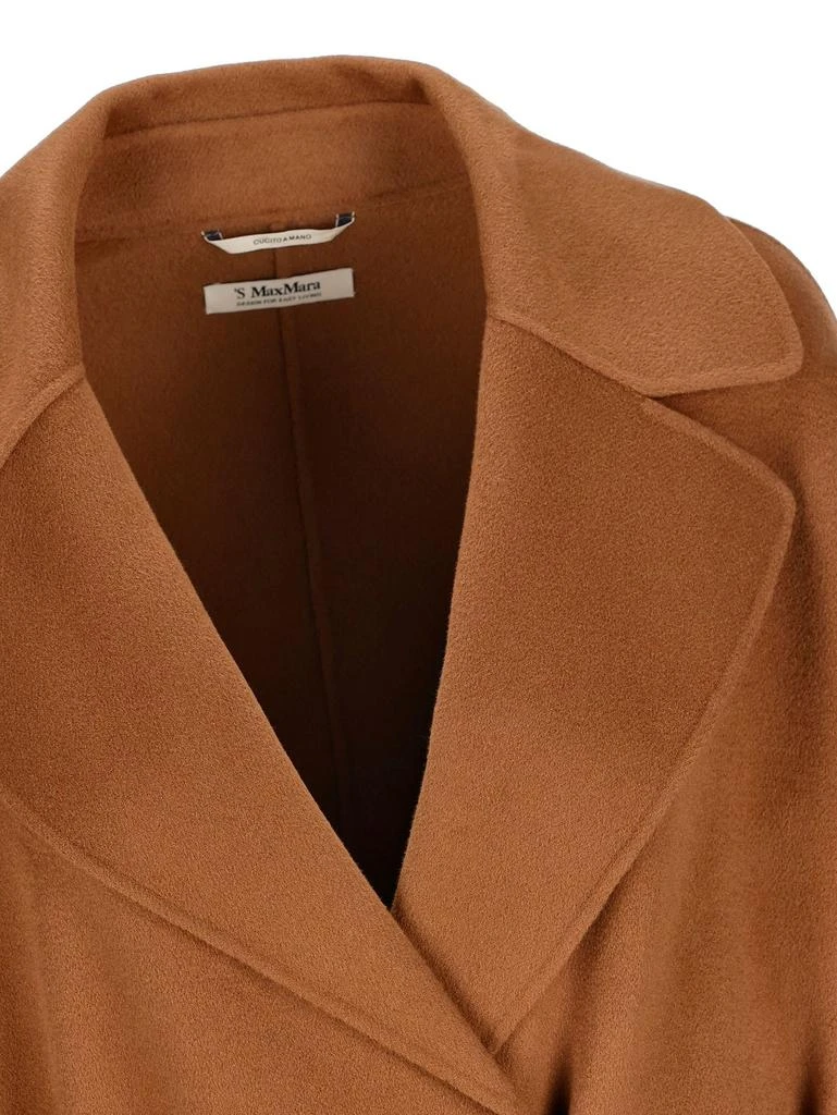 商品Max Mara|'S Max Mara Belted Long-Sleeved Coat,价格¥4277,第3张图片详细描述