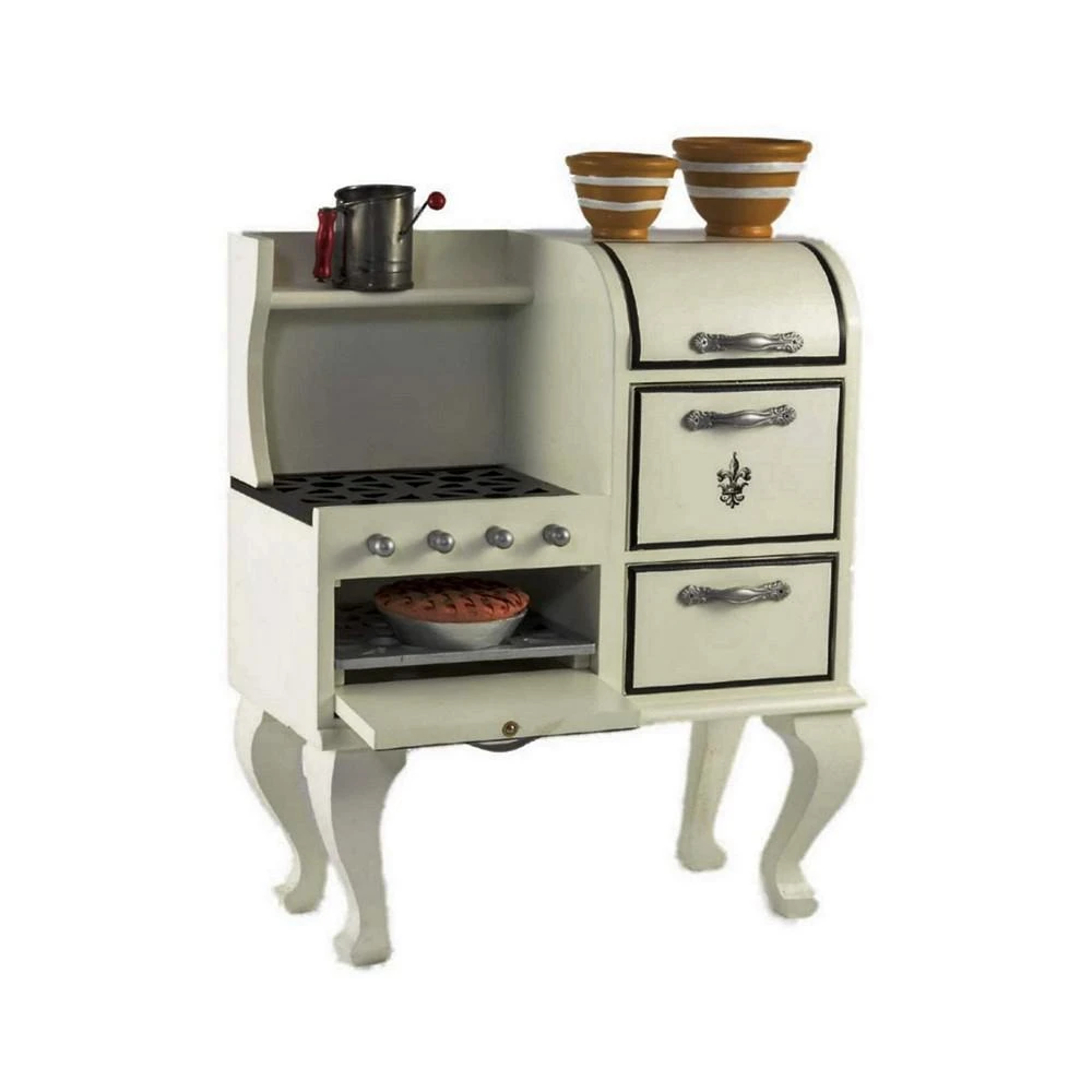 商品The Queen's Treasures|1930's Style Wooden Stove with Oven for Dolls,价格¥747,第5张图片详细描述