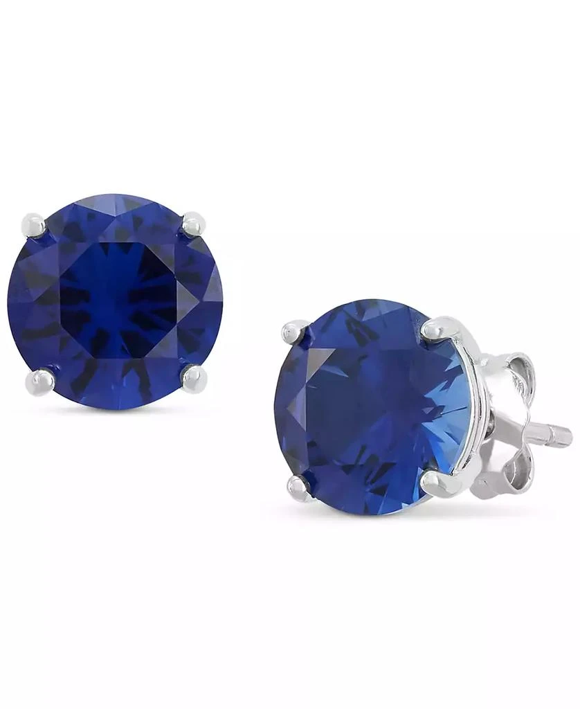 3-Pc. Set Lab-Created Sapphire Stud & Hoop Earrings (3-3/4 ct. t.w.) in Sterling Silver 商品