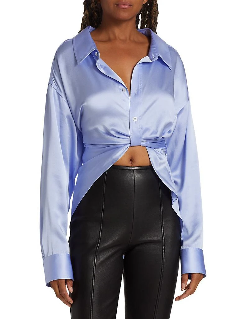 商品Alexander Wang|Satin Cinched Shirt,价格¥1186,第3张图片详细描述