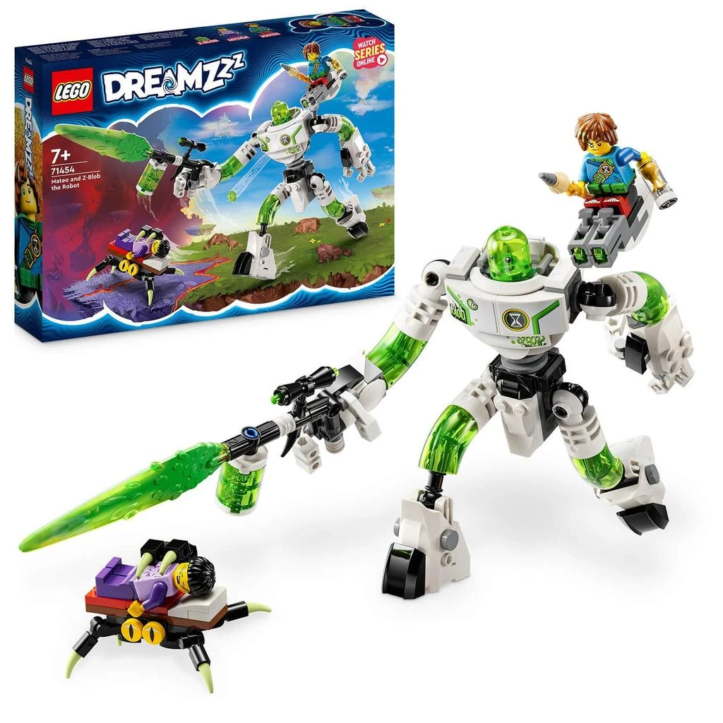 商品LEGO|LEGO DREAMZzz Mateo and Z-Blob the Robot Toys 71454,价格¥211,第1张图片