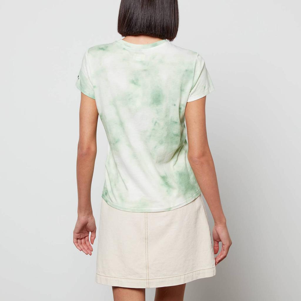 商品Ralph Lauren|Polo Ralph Lauren Women's Rl Tie Dye Short Sleeve T-Shirt - Outback Green/Nevis,价格¥381,第4张图片详细描述