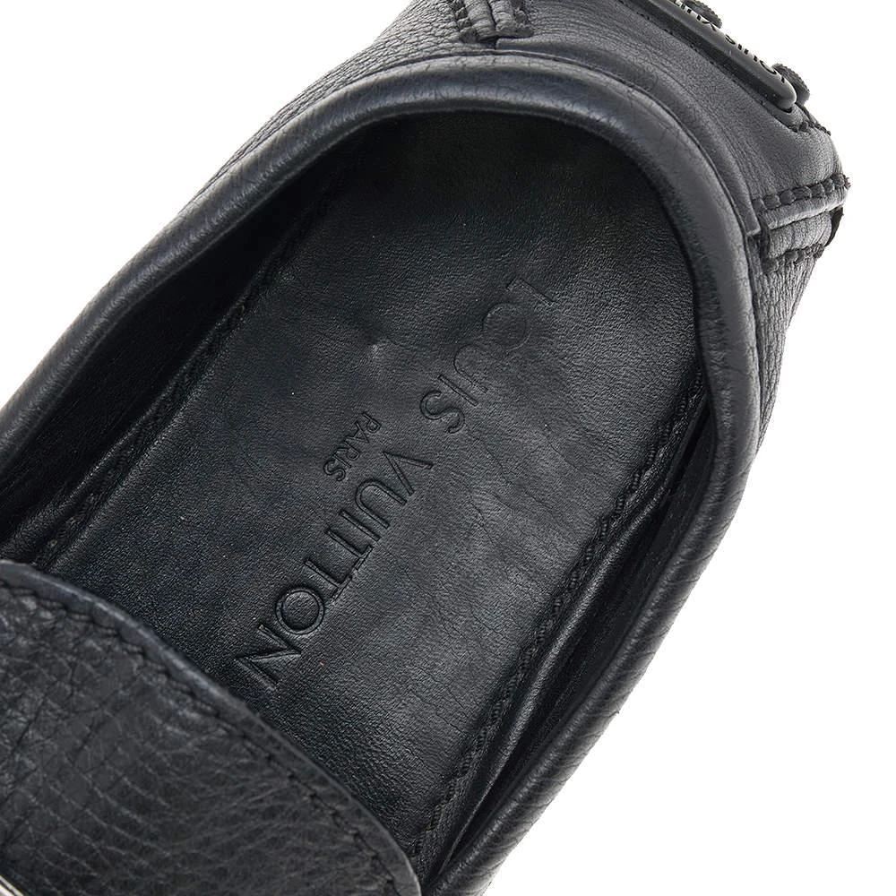 Louis Vuitton Black Leather Hockenheim Slip On Loafers Size 40.5 商品