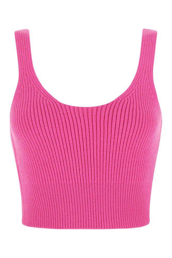 商品Alexander Wang|T By Alexander Wang Ribbed Knit Top,价格¥1580,第1张图片