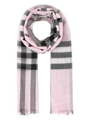 商品Burberry|MU 220X70 GNT CHK GAUZE SCARVE,价格¥2379,第1张图片