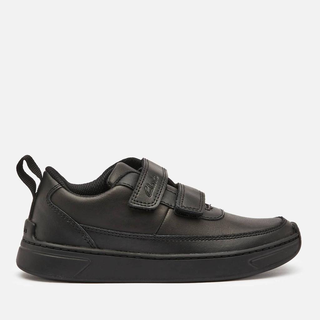 商品Clarks|Clarks Vibrant Glow Kids' School Shoes - Black Leather,价格¥407,第1张图片