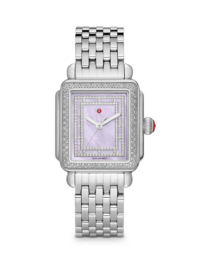 商品Michele|Limited Edition Deco Madison Stainless Steel Diamond Watch, 33mm,价格¥26231,第1张图片详细描述