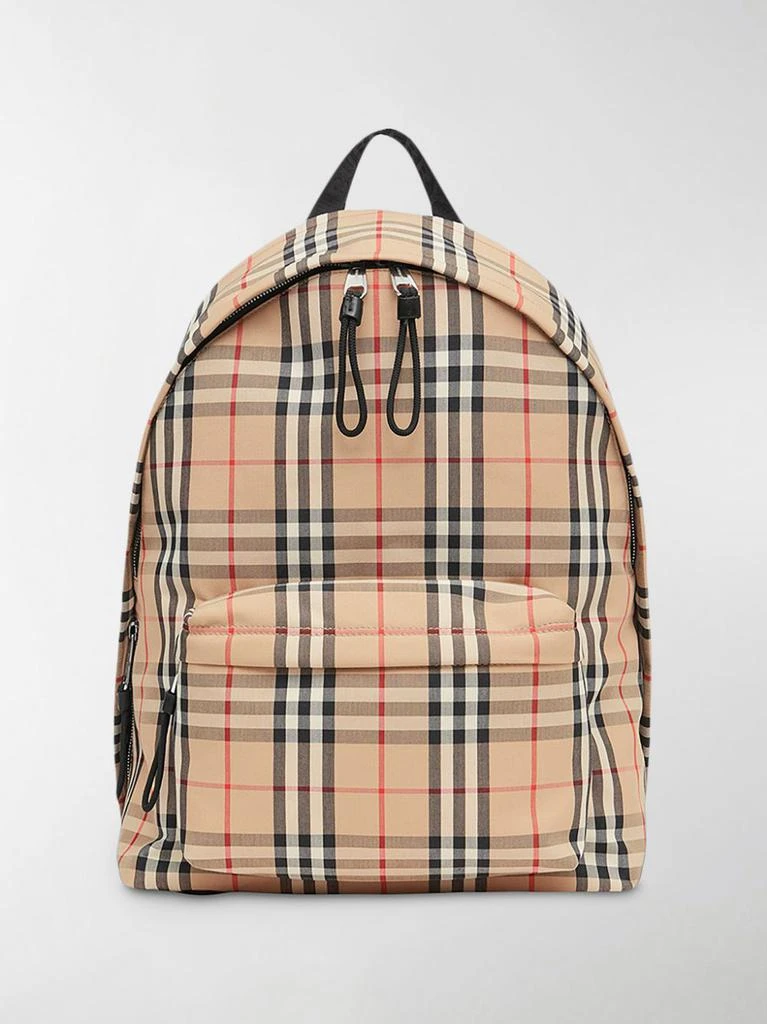 商品Burberry|BURBERRY - Vintage Check Motif Backpack,价格¥7306,第5张图片详细描述