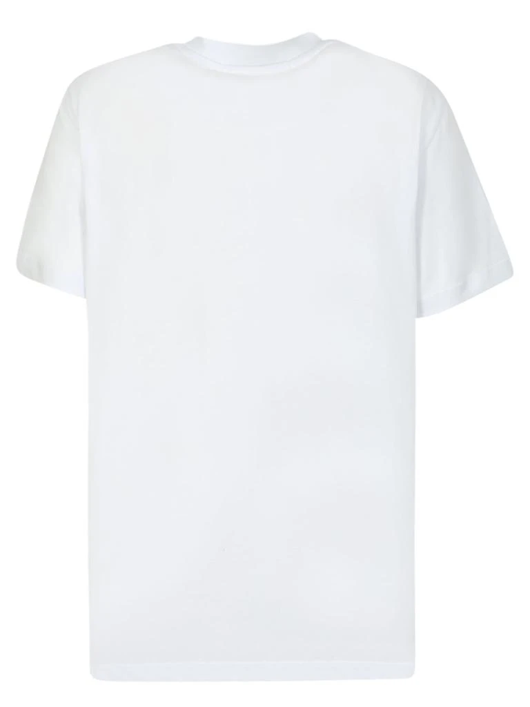 商品MSGM|MSGM MSGM T-SHIRT WITH A BASIC LINE WITH BRUSHED LOGO,价格¥886,第2张图片详细描述