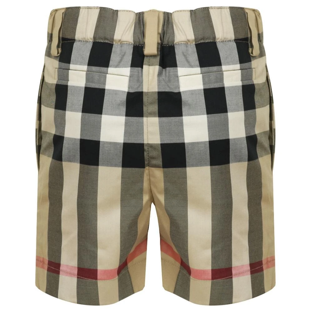 商品Burberry|Beige Mini Royston Shorts,价格¥1570,第3张图片详细描述