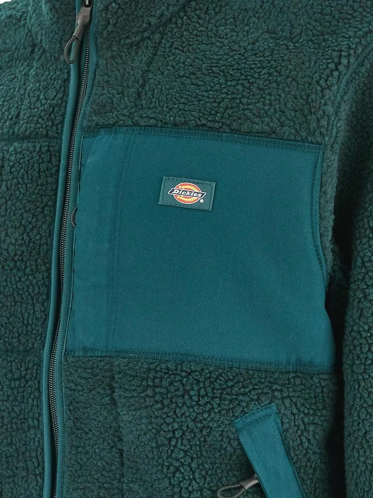 商品DICKIES|Black cotton logo-patch sheraling jacket,价格¥416,第3张图片详细描述