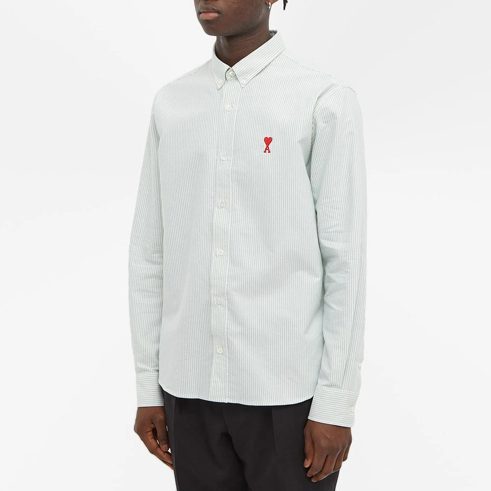 商品AMI|AMI Small A Heart Button Down Shirt,价格¥1108,第4张图片详细描述