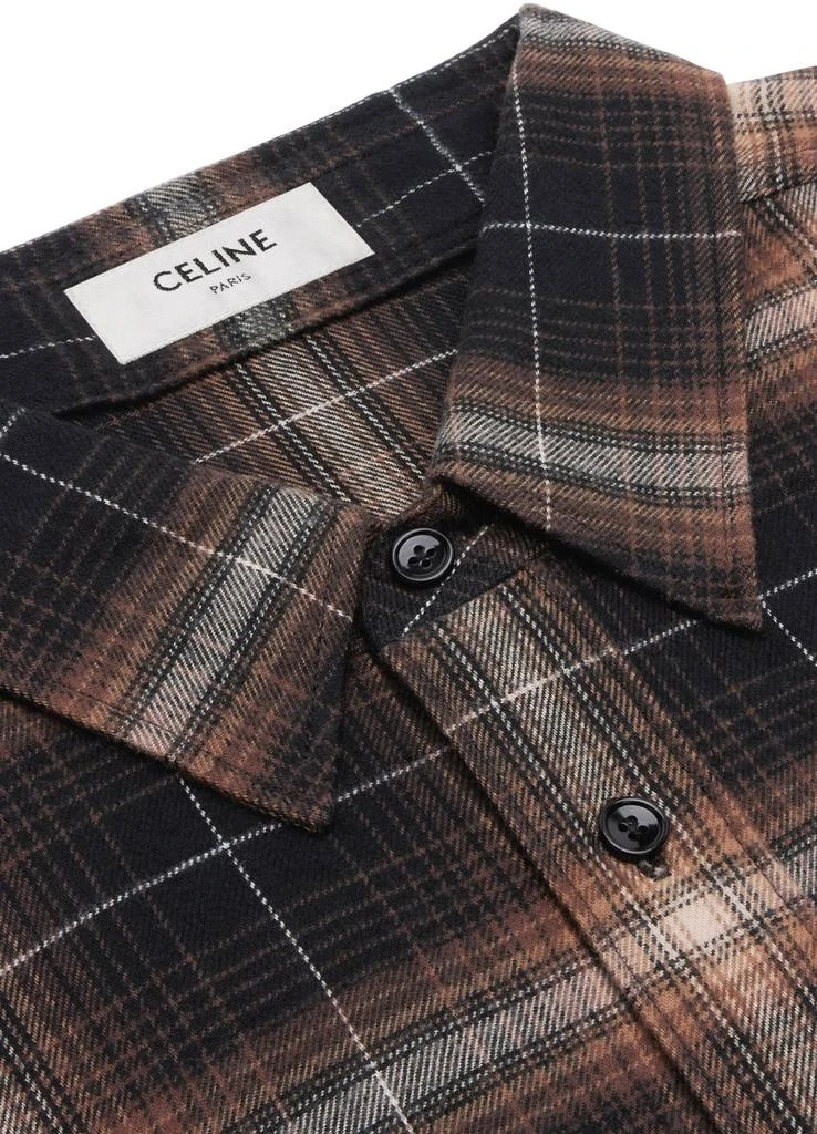 商品Celine|格纹棉质超大衬衫,价格¥8607,第3张图片详细描述