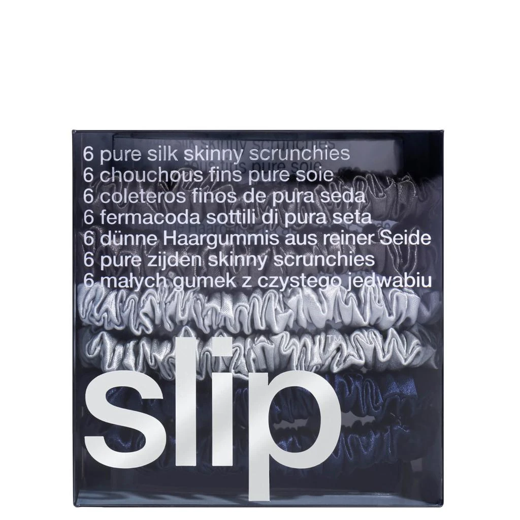 商品Slip|Slip Pure Silk 6-Pack Skinny Scrunchies,价格¥326,第2张图片详细描述