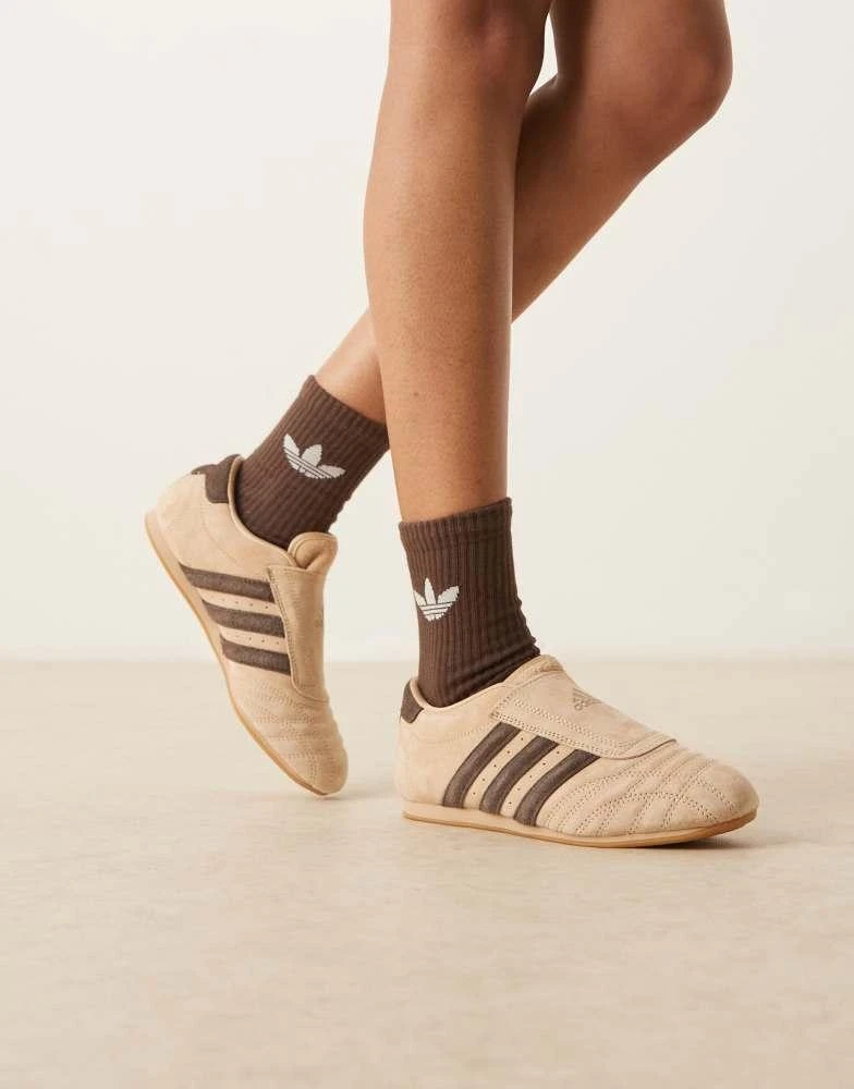 商品Adidas|adidas Originals Taekwondo trainers in light brown,价格¥837,第1张图片