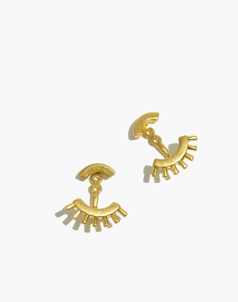 商品Madewell|Front-Back Succulent Earrings,价格¥174,第1张图片