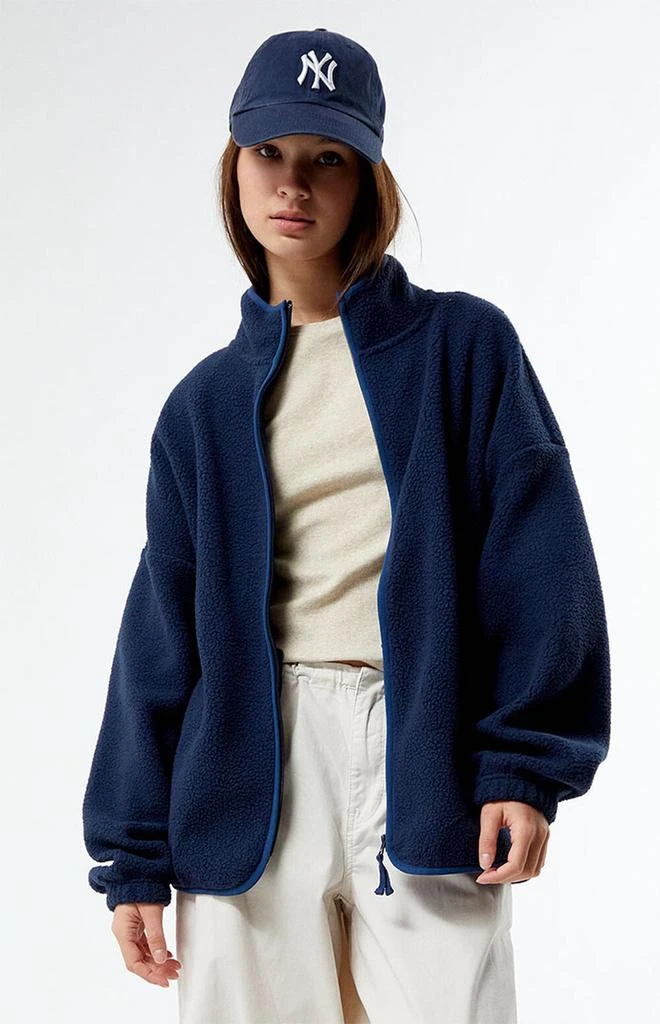 商品PacSun|Nature Full Zip Sherpa Fleece Jacket,价格¥121,第1张图片