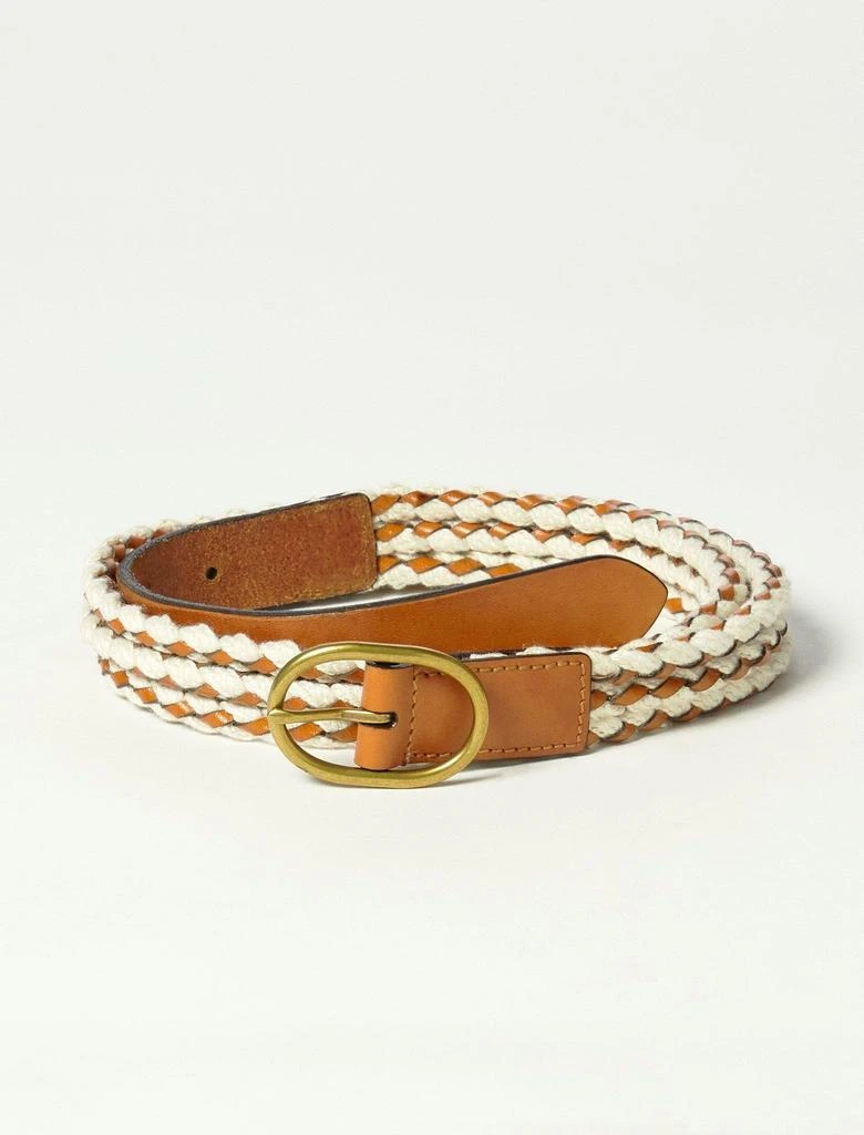 商品Lucky Brand|Lucky Brand Leather And Rope Braided Belt,价格¥150,第1张图片