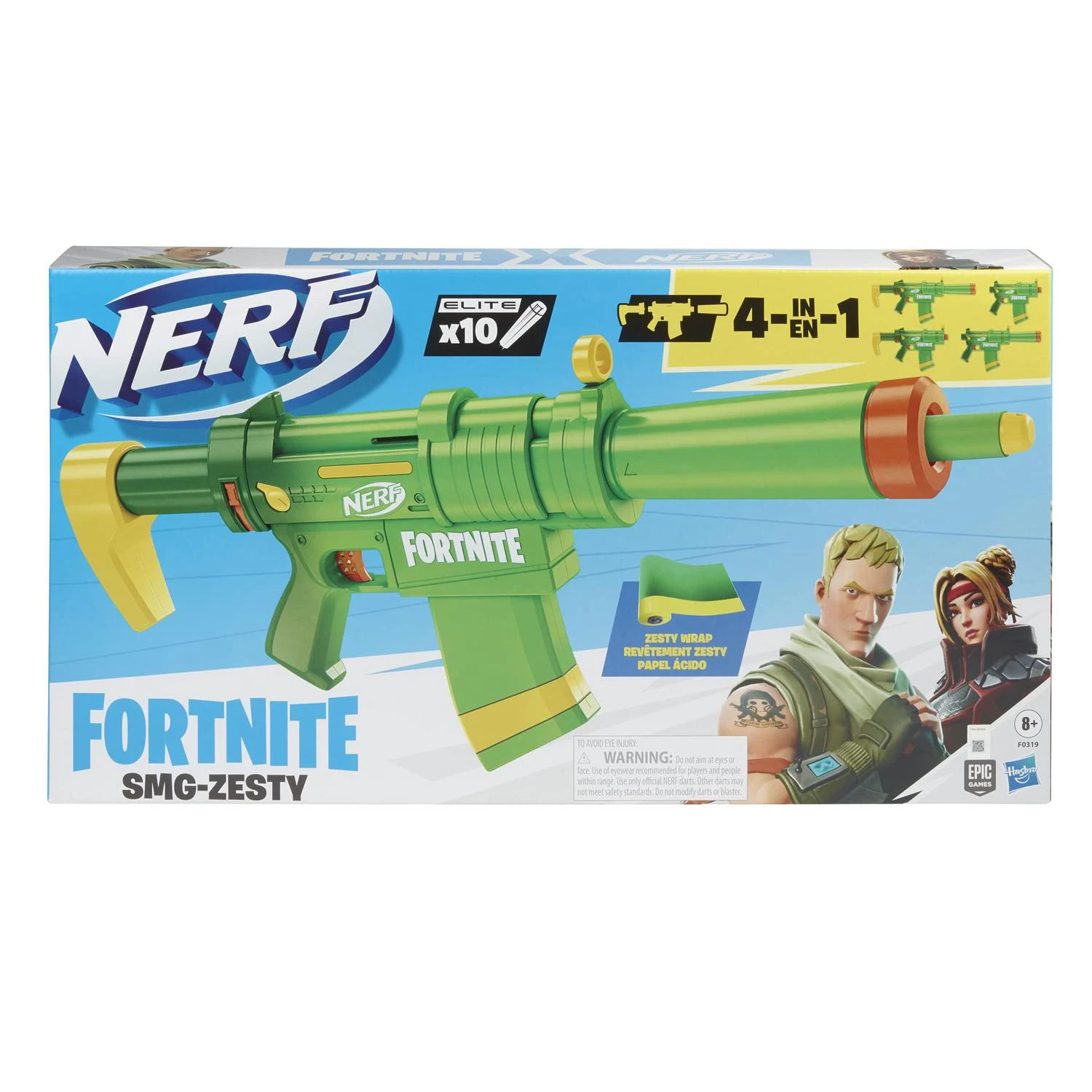 商品Nerf|Nerf FORTNITE SMG Zesty,价格¥353,第2张图片详细描述