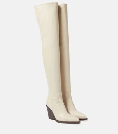 商品Paris Texas|Vegas faux leather over-the-knee boots,价格¥4525,第1张图片