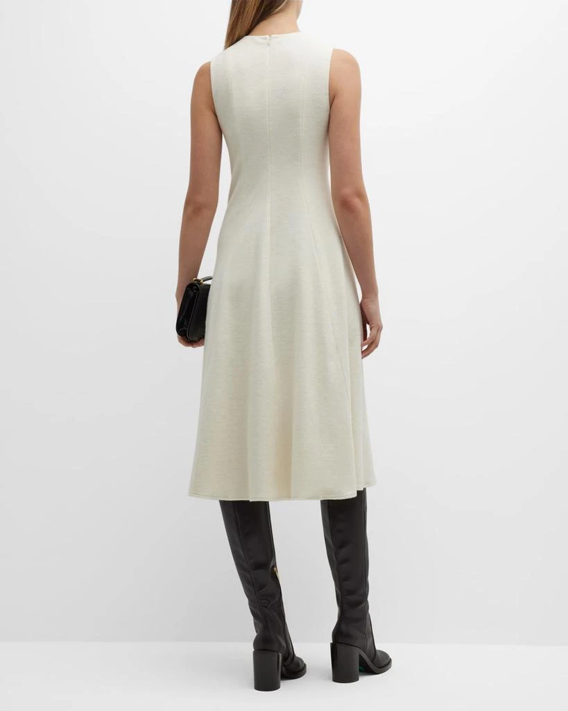 Sleeveless Paneled Crewneck Midi Dress 商品