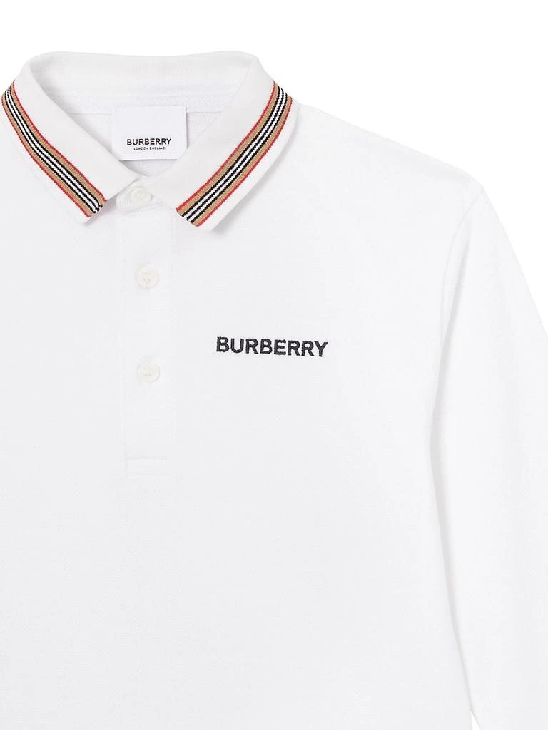 商品Burberry|Little Boy's &amp; Boy's Christo Long-Sleeve Polo Shirt,价格¥939,第4张图片详细描述