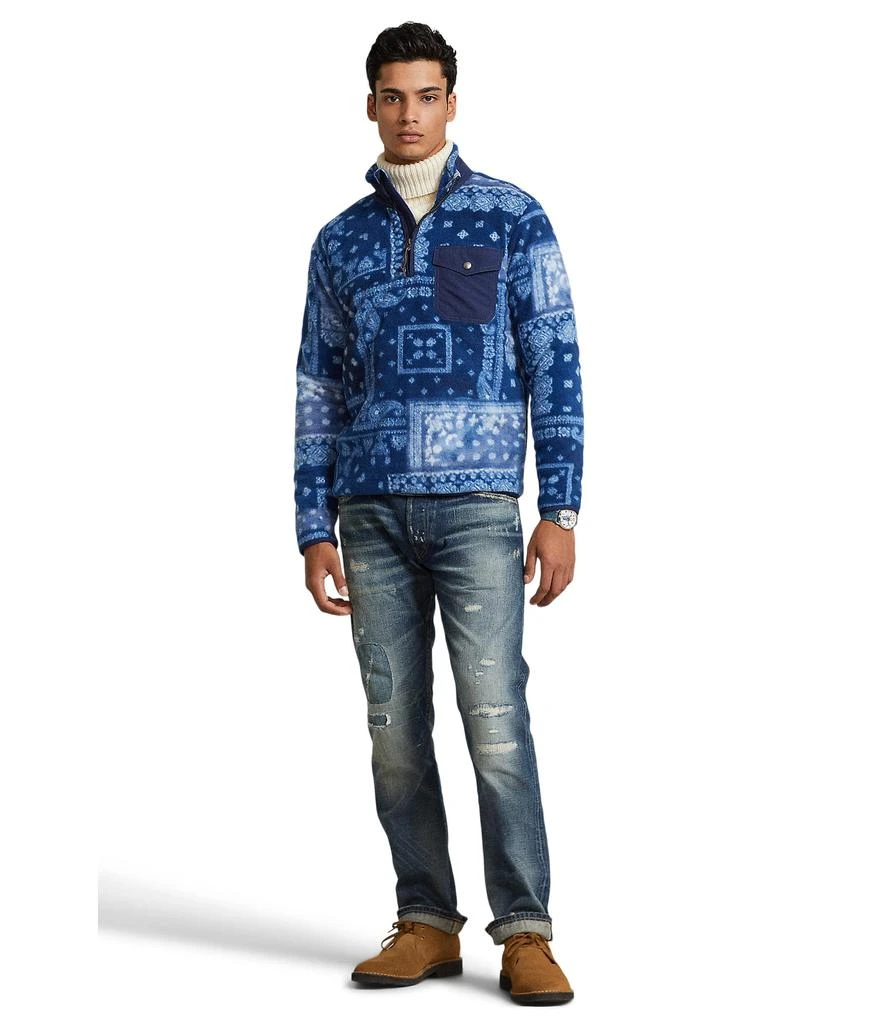 商品Ralph Lauren|Bandanna Patchwork-Print Fleece Pullover,价格¥1660,第4张图片详细描述