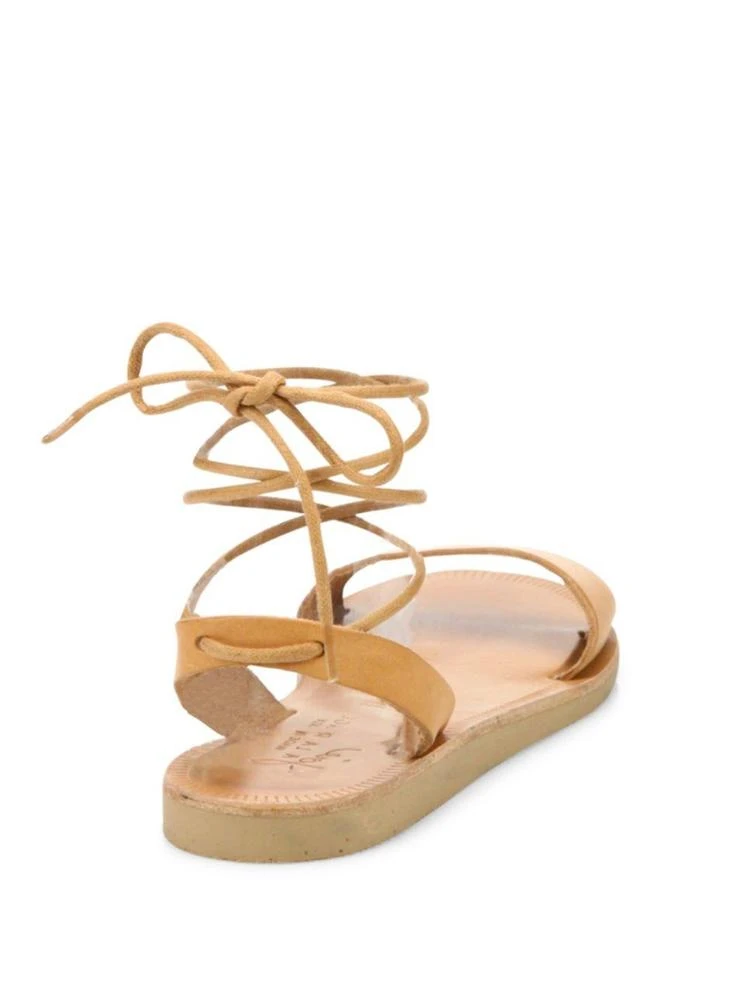 商品Joie|Pietra Leather Ankle-Wrap Sandals,价格¥535,第2张图片详细描述