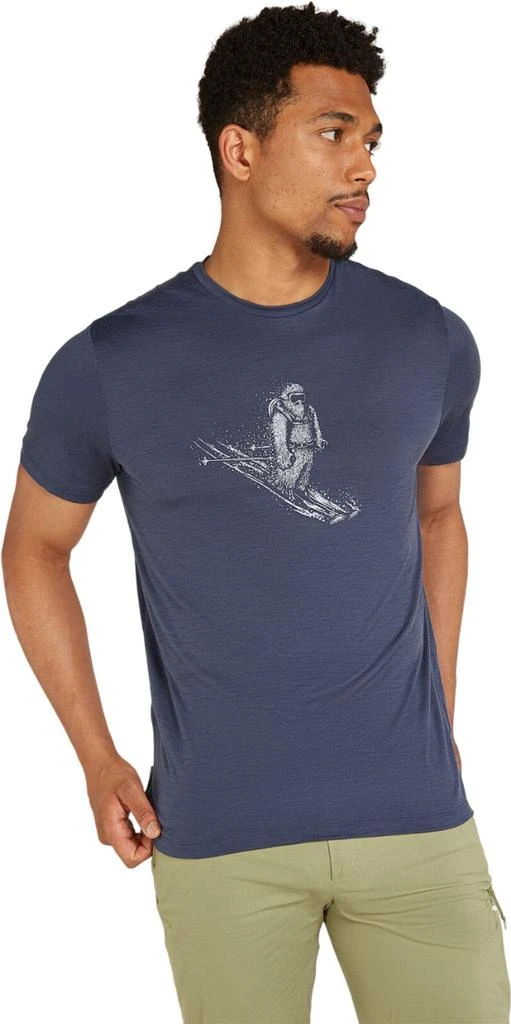 商品Icebreaker|Merino 150 Tech Lite Short Sleeve T-Short Sking Yeti - Men's,价格¥293,第1张图片