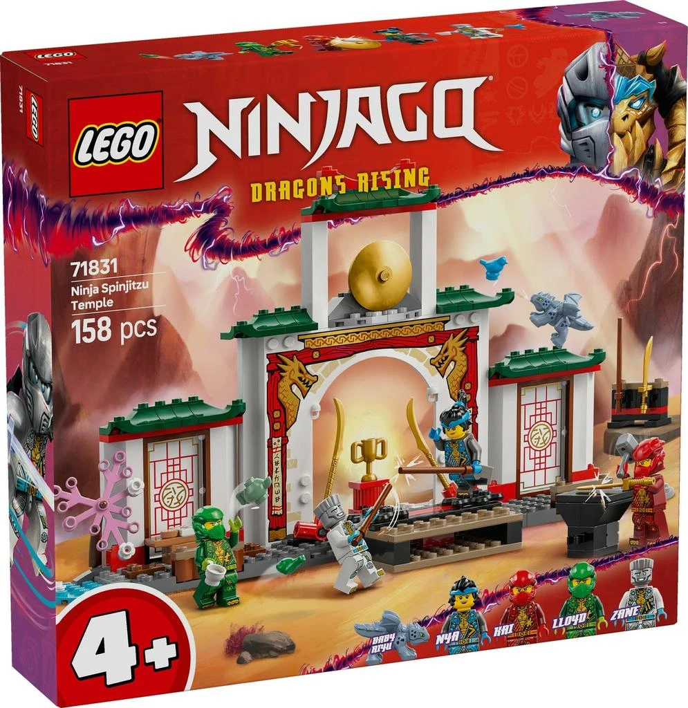商品LEGO NINJAGO Ninja Spinjitzu Temple with Toy Dragon 71831,价格¥392,第2张图片详细描述